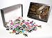 Photo Jigsaw Puzzle of Statue with scarves and offerings of money in Ganden monastery, Tibet, China, from Robert Harding