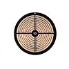 Bestsaller 1210 Zielscheibe � 32,5cm rund, schwarz aus massiven Holz