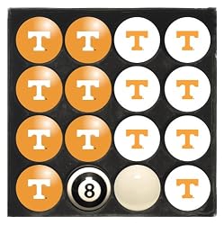 Imperial Tennessee Volunteers NCAA Licensed Billiard Ball Set