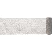 Extra Wide Mesh Silver Sparkle Tinsel Christmas Ribbon 6" x 4 Yards