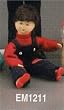 Erna Meyer Todler Boy in Blue Overalls