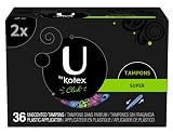U By Kotex Click* Super Tampons, 36 Count