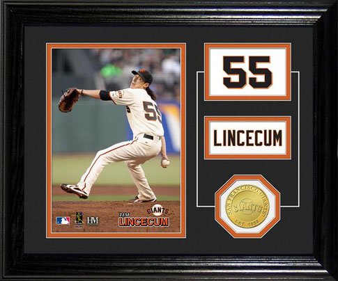 Highland Mint MLB San Francisco Giants Tim Lincecum Player Pride Desktop Photo Mint