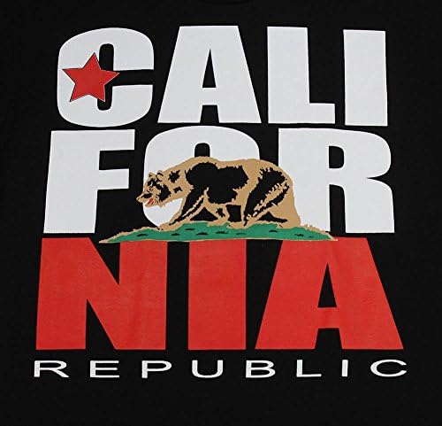 California Republic Men's T-Shirt - (California Original) - L