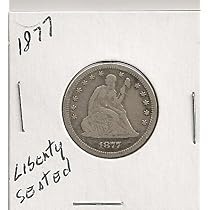1877 Seated Liberty Quarter on 2x2 Coin Holder