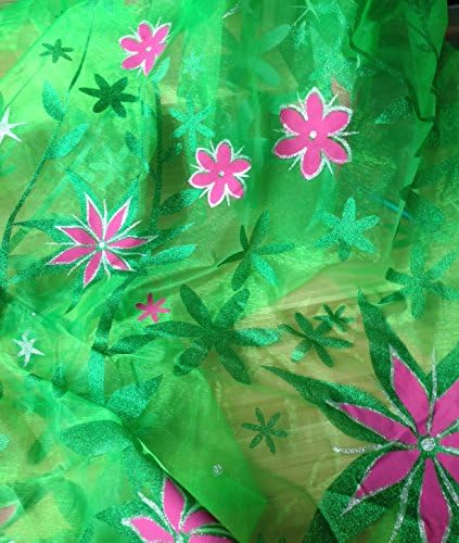 Green Ice Princess Costume Fabric Panel to Make Your Own Cape