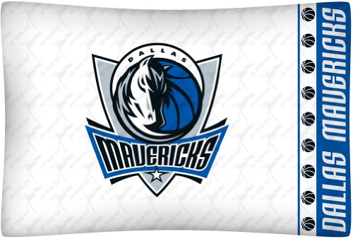 Best Quality Micro Fiber Pillow Case - Dallas Mavericks NBA /Color White Size Stan