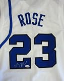 Derrick Rose Autographed Memphis Tigers White Jersey #23 PSA/DNA - Autographed College Jerseys