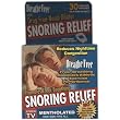 Snoring Relief, Breathe Free with Drug Free-Nasal Dilator, Mentholated 30 throw away disposables (Pack of 3)