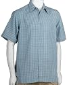 Ron Chereskin Men's Short Sleeve Microfiber Woven Shirt