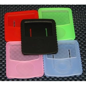 Ipod Nano  Generation Pink on Amazon Com  5 X Ipod Nano 3rd Generation Silicone Case   5 Colors