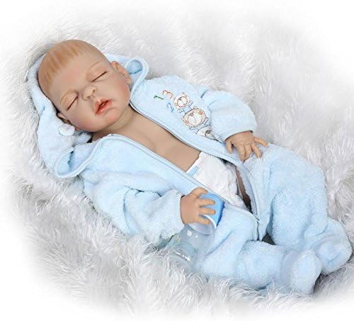 DreamRunner Reborn Baby Doll Full Silicone Body Lifelike Baby Dolls That Look Real Painted Hair Washable Dolls 23inch 57cm
