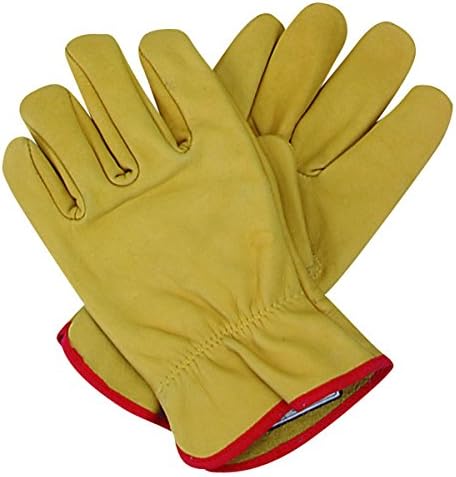 Full Grain Leather Work Gloves Large