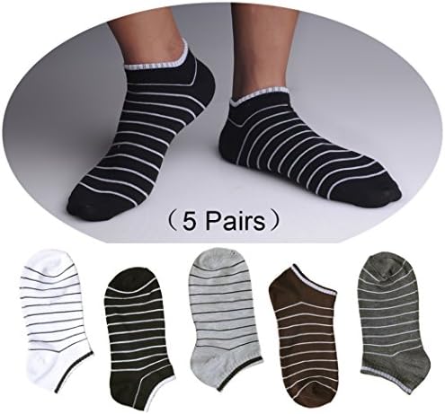 HQSocks Men's Crew Socks Best Cotton Crew Socks For Mens (5 Pair)