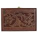 Hand Carving Brass Inlay Work Wooden Jewelry Box