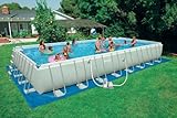 Intex 32 foot x 16 foot x 52 foot Rectangular Ultra Frame Pool