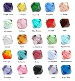 Swarovski Crystal Bicones Style #5328 - 4mm beads - Wholesale Lot 500 Beads - 25 Colors (20 of each color)