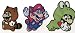 Nintendo Mario Brothers 3 Patch - Set of 3 Flying, Racoon Suite, Frogger Iron On