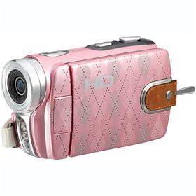 DXG USA DXG-533VP HD Soho 720p High-Definition Camcorder Luxe Collection, Pink Argyle by DXG