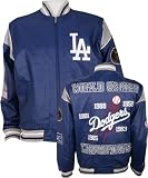 Los Angeles Dodgers Commemorative World Series Champions Leather Varsity Jacket