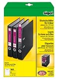 Produkt-Bild: Sigel LP731 PC-Einsteckschilder f&uuml;r Ordner, wei&szlig;, Spezialkarton (Ink/Laser/Copy), schmal, f&uuml;r Astor/ EJA/ Falken/ Herlitz/ Leitz, MP, inkl. Beschriftungs-Software, 185 g, 30x190 mm (A4), 160 ST=20 BL