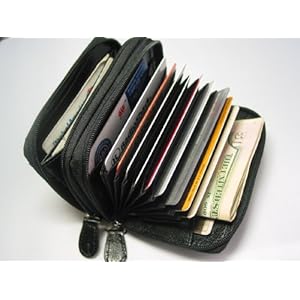 Woman's Women's Leather Wallet ID Credit Cards Cash Coin Holder Case Purse Orgnizer