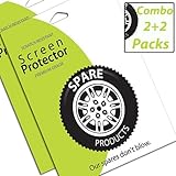 Spare Products (4 Pack) of Motorola Droid X 2 Screen Protectors (2 CLEAR &  ....