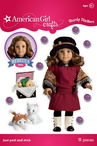 American Girl Sturdy Stickers, Rebecca Rubin Red Dress