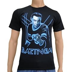 The Big Bang Theory Bazinga Sheldon Glow T-Shirt S-XXL