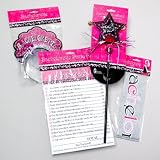 Bachelorette Party Kit (Tiara, Wand, Sash and Scavenger Dare List) Must have