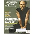 Gear Magazine June 2002 Christian Slater feature book cover