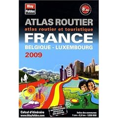 2009 Atlas Routier France Belgique Luxembourg