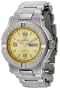 REACTOR Men's 74607 Critical Mass Yellow Dial Stainless Steel Watch