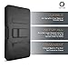 CellBee® Motorola Moto G / Moto X / Droid X Premium Leather Pouch Carrying Case with Belt Clip Belt Loops Holster for Motorola Moto G / Moto X / Droid X(Perfect Fits with Dual Layer Case/ Otterbox Commuter / Defender Case on Lifeproof Case On) w/ Stylus Touch Pen (Premium Black)