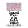 Immortal Poems of the English Language von Oscar Williams