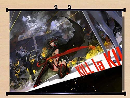 Home Decor Kill la Kill Cosplay Fabyic Wall Scroll Painting Poster 22 X 16 Inches