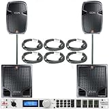2 JBL EON 510 Powered Speakers + 2 JBL EON 518s Subwoofers + 1 DBX Driverack PA+ Powered Speaker Optimizer + 2 JBL SS3 BK Speaker Pole + 6 Whirlwind EMC20 20ft XLR Cables + 2 Unique Sqaured Vinyl Stickers 51IDF3peitL. SL160 2 JBL EON 510 Powered Speakers + 2 JBL EON 518s Subwoofers + 1 DBX Driverack PA+ Powered Speaker Optimizer + 2 JBL SS3 BK Speaker Pole + 6 Whirlwind EMC20 20ft XLR Cables + 2 Unique Sqaured Vinyl Stickers