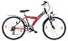 Mover 24 zoll Fahrrad mit Y Rahmen und 21 Gang rot-schwarz