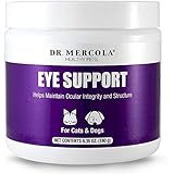 Dr. Mercola Eye Support For Pets - Dietary Supplement For Cats And Dogs - Natural Liver-Flavor Powder - 180 Grams