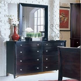 Portofino Dresser and Mirror Set by SHOPZEUS