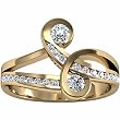 14K Yellow Gold Diamond Ring - 0.45 Ct.