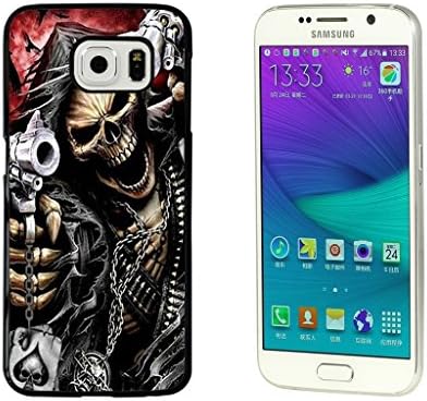 Skull Devil Diablo Hard Plastic and Aluminum Back Case For Samsung Galaxy S6 Edge
