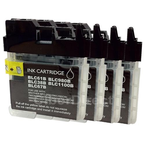 Brother LC980BK compatible printer ink cartridges