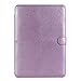 MOSISO MacBook Air 13 inch Case, Premium PU Leather Book Folio Protective Stand Cover Sleeve Compatible with MacBook Air 13 inch A1466 / A1369 (Older Version Release 2010-2017), Silky Light Purple
