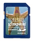 Kingston SD/2GB-U2 133x SD Card with 20MB/second Write Speed