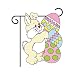 Bunny and Eggs Garden Flag