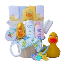 Rub A Dub Dub... It's Time For A Tub! Baby Gift Basket