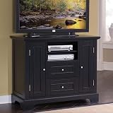 Home Styles Bedford Black Compact TV Credenza