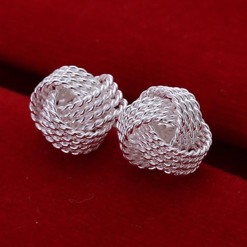 Sunflower Jewelry European and American Fashion Austrian Crystal Made with Swarovski Elements 925 Silver Plated Small Flower Earrings