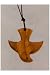 1 and 1/2" Wooden Holy Spirit Necklace - MADE IN ITALY